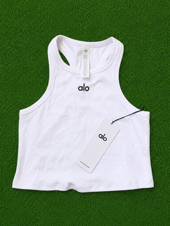 ALO Yoga Tops - ALO Yoga White Aspire Tank Top Sizes XS,S,M,L